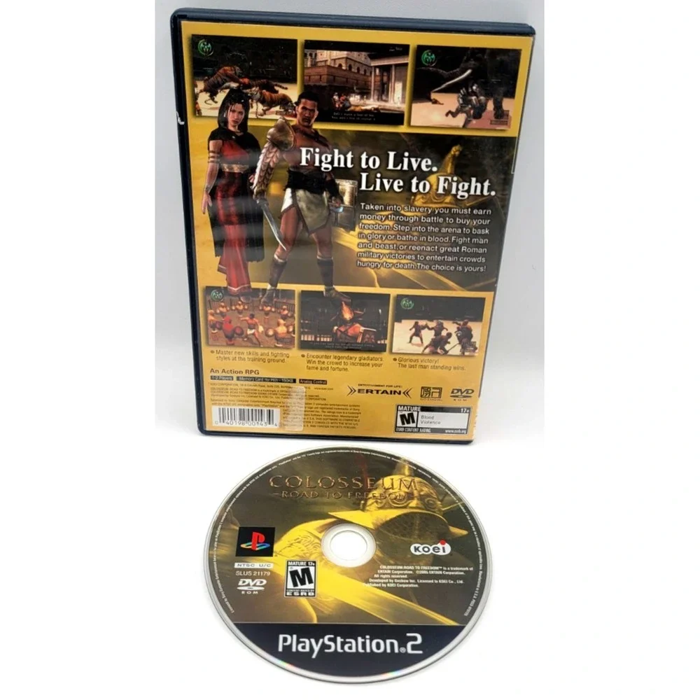 Colosseum Road To Freedom Sony PlayStation 2 PS2 GAME & CASE